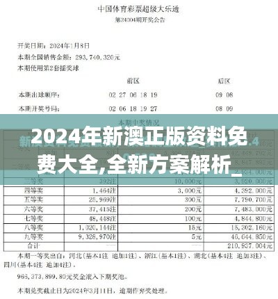 2024正版資料免費(fèi)大全,2024權(quán)威資料全集免費(fèi)獲取